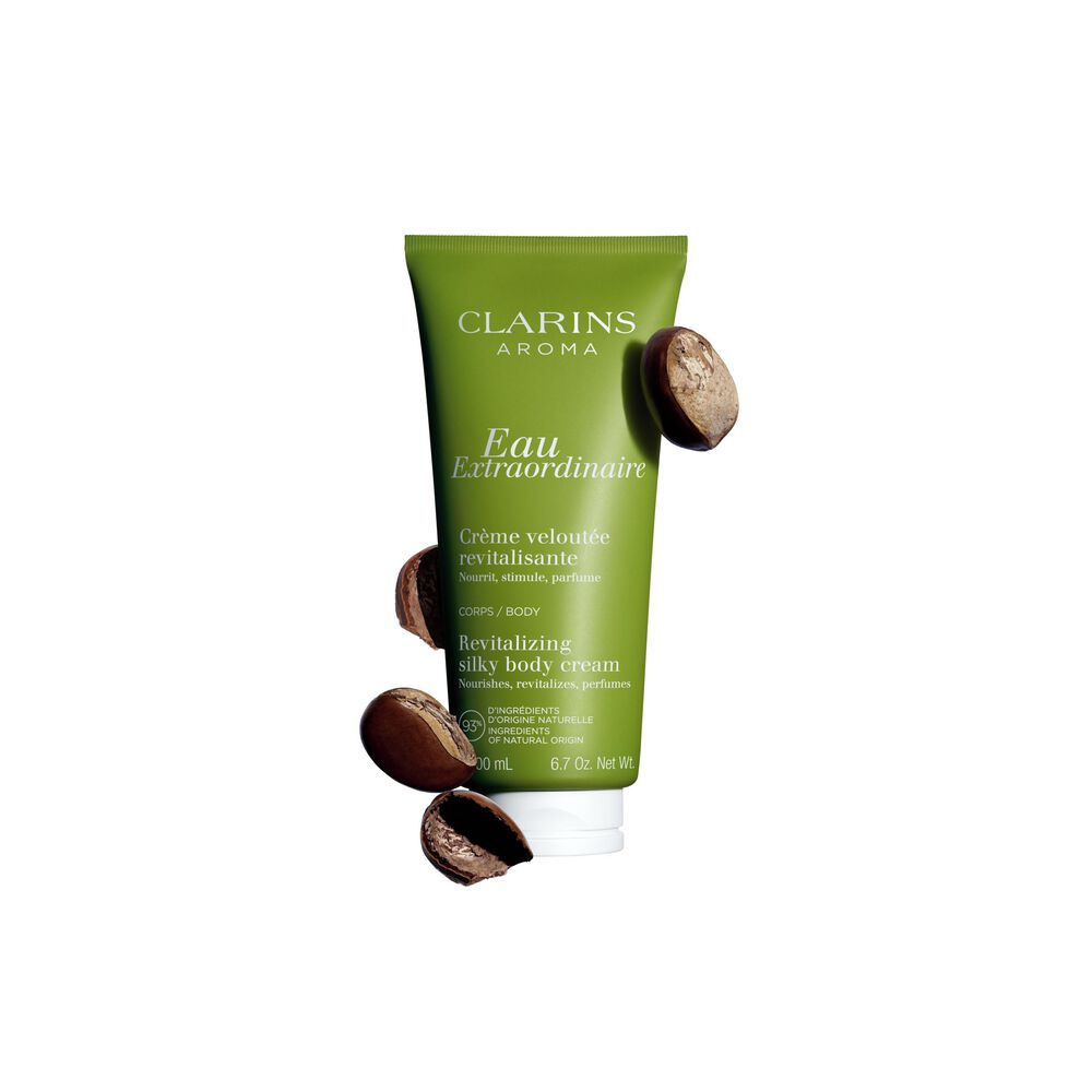 Invigorating silky body cream