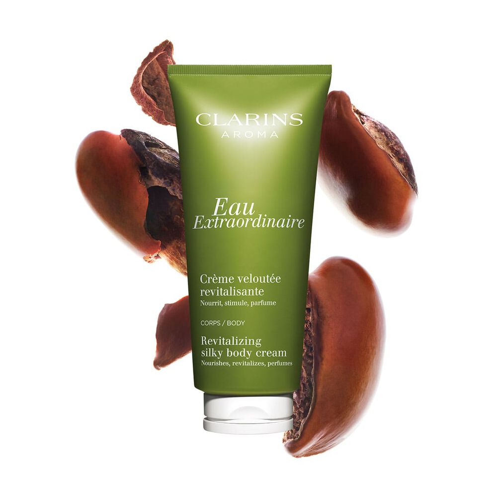 Invigorating silky body cream
