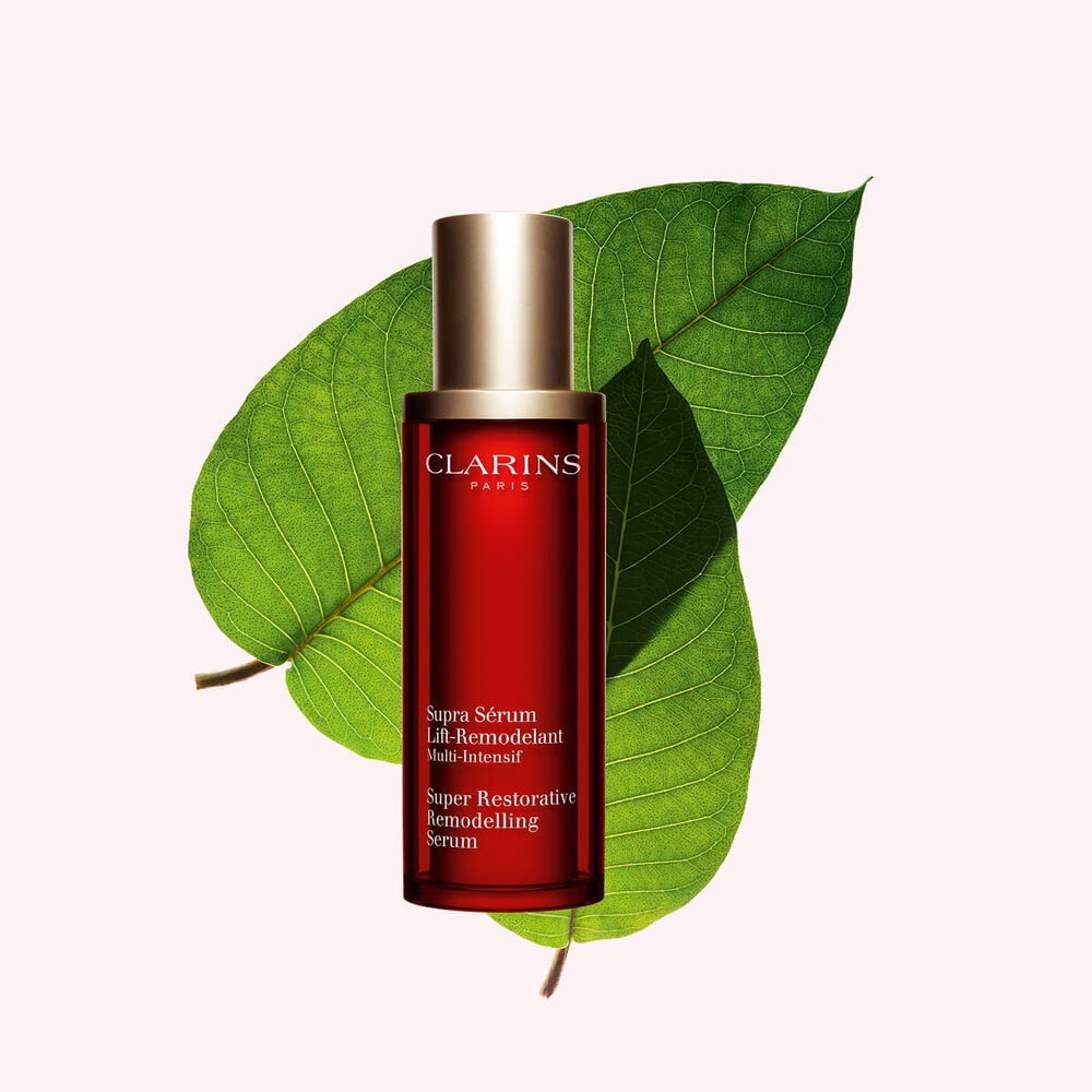 Super Restorative Remodelling Serum 30ml packshot with ingredient