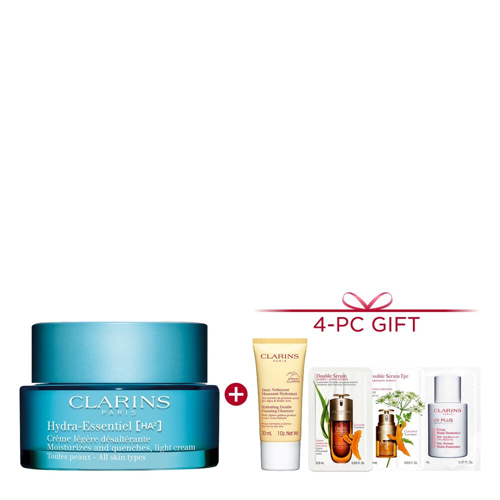 Hydra Essentiel Light Cream packshot with ingredients