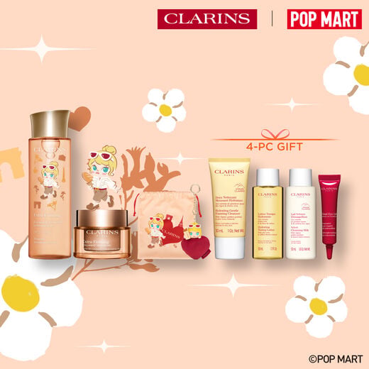 (Clarins x POP MART) Extra-Firming Treatment Essence and Cream Bundle
