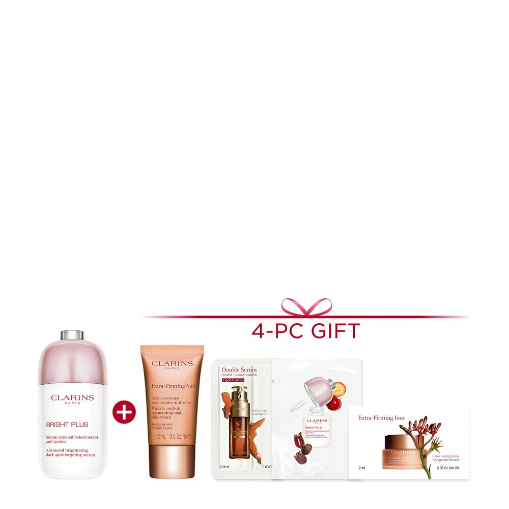 Bright Plus Serum 50ml packshot with ingredient