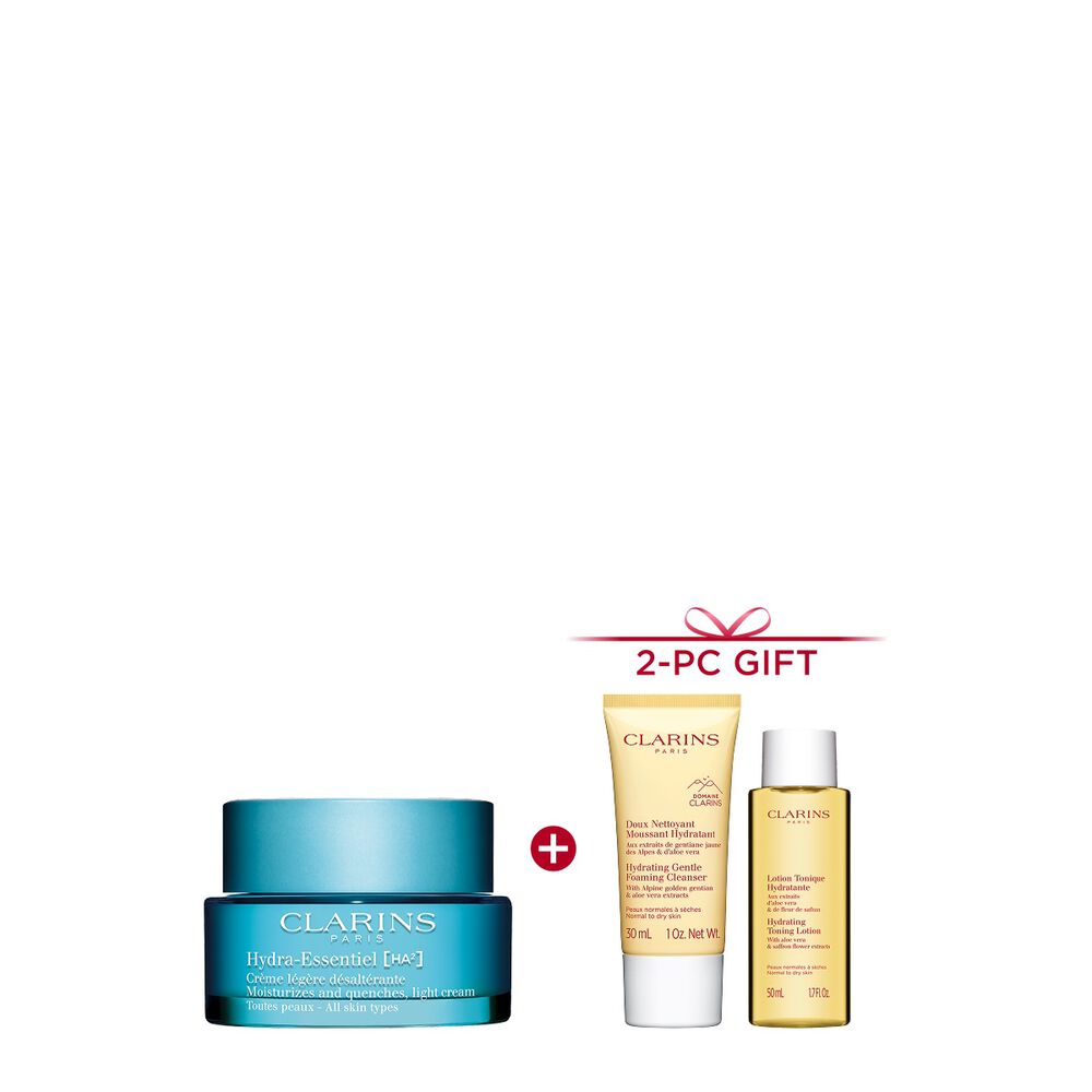 Hydra Essentiel Light Cream packshot with ingredients
