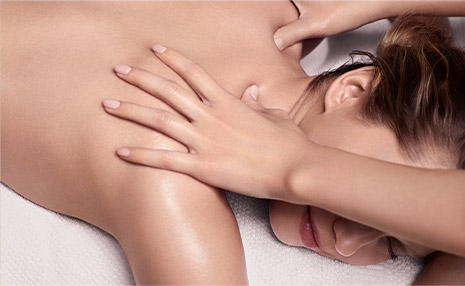 Woman getting a massage