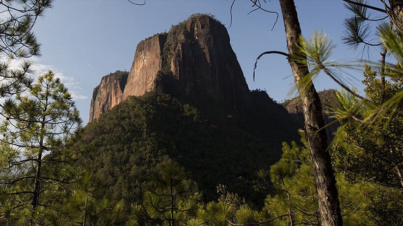Scenic image of mountain landscape
