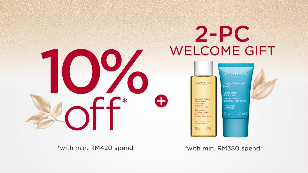 New to Clarins.com? New to Clarins.com?