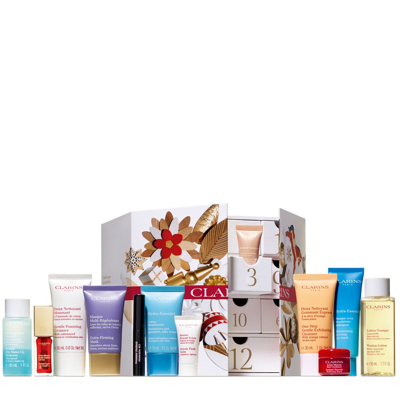 12Day Advent Calendar Gift Set Clarins Malaysia Online Clarins