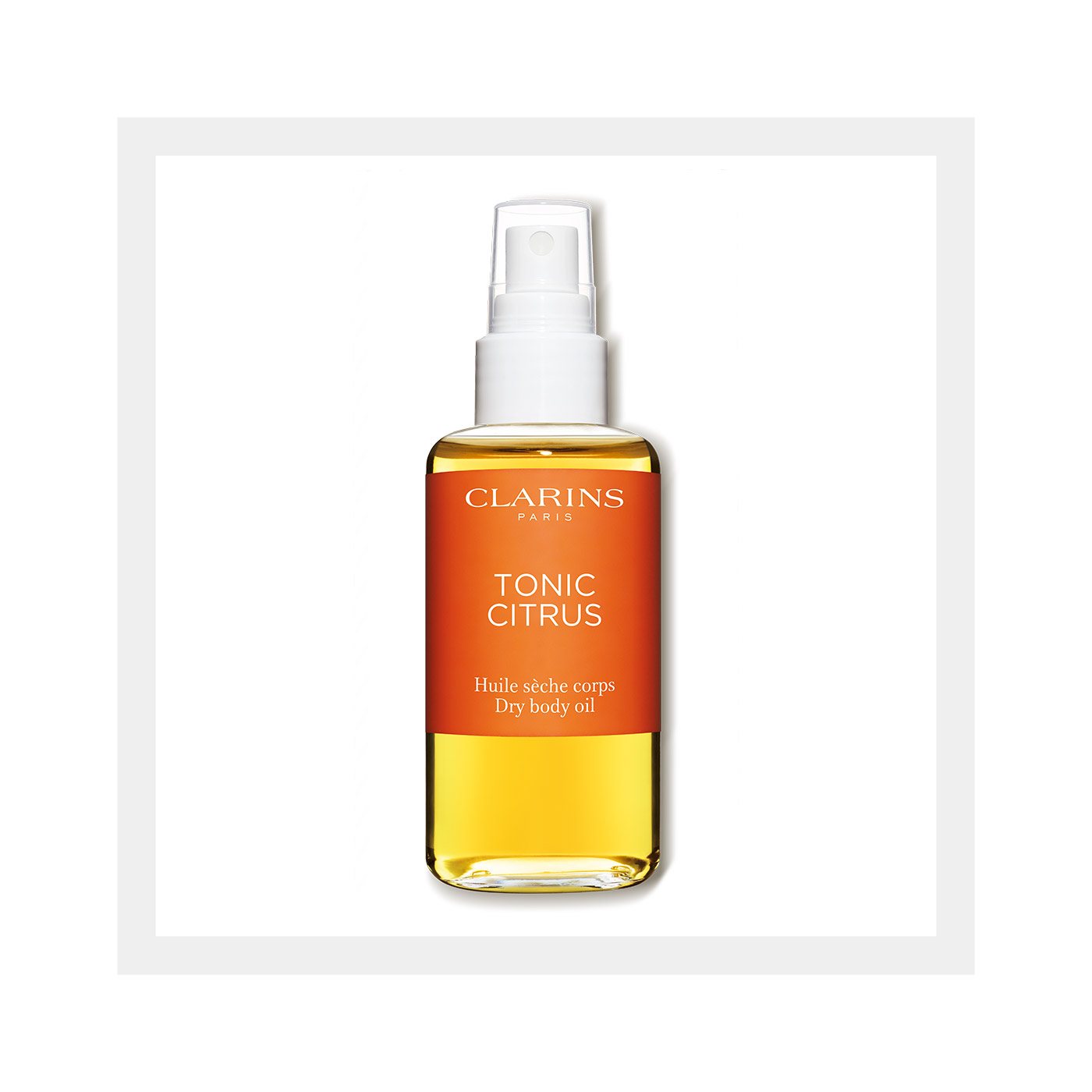Tonic Citrus Dry Body Oil NonGreasy & Lightweight Clarins Malaysia Online Clarins