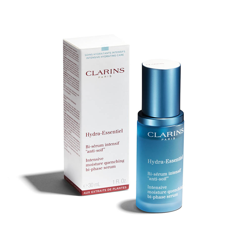 HydraEssentiel BiPhase Serum Hydrating Serum for Dry Skin · CLARINS