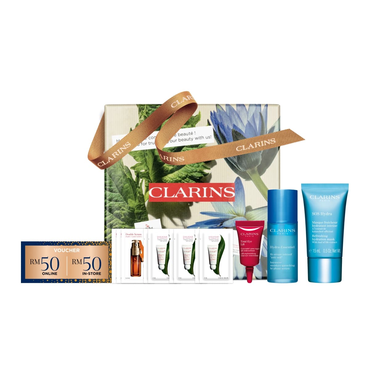 Hydration Beauty Box Hydrating Skincare Gift Set CLARINS® MY Clarins