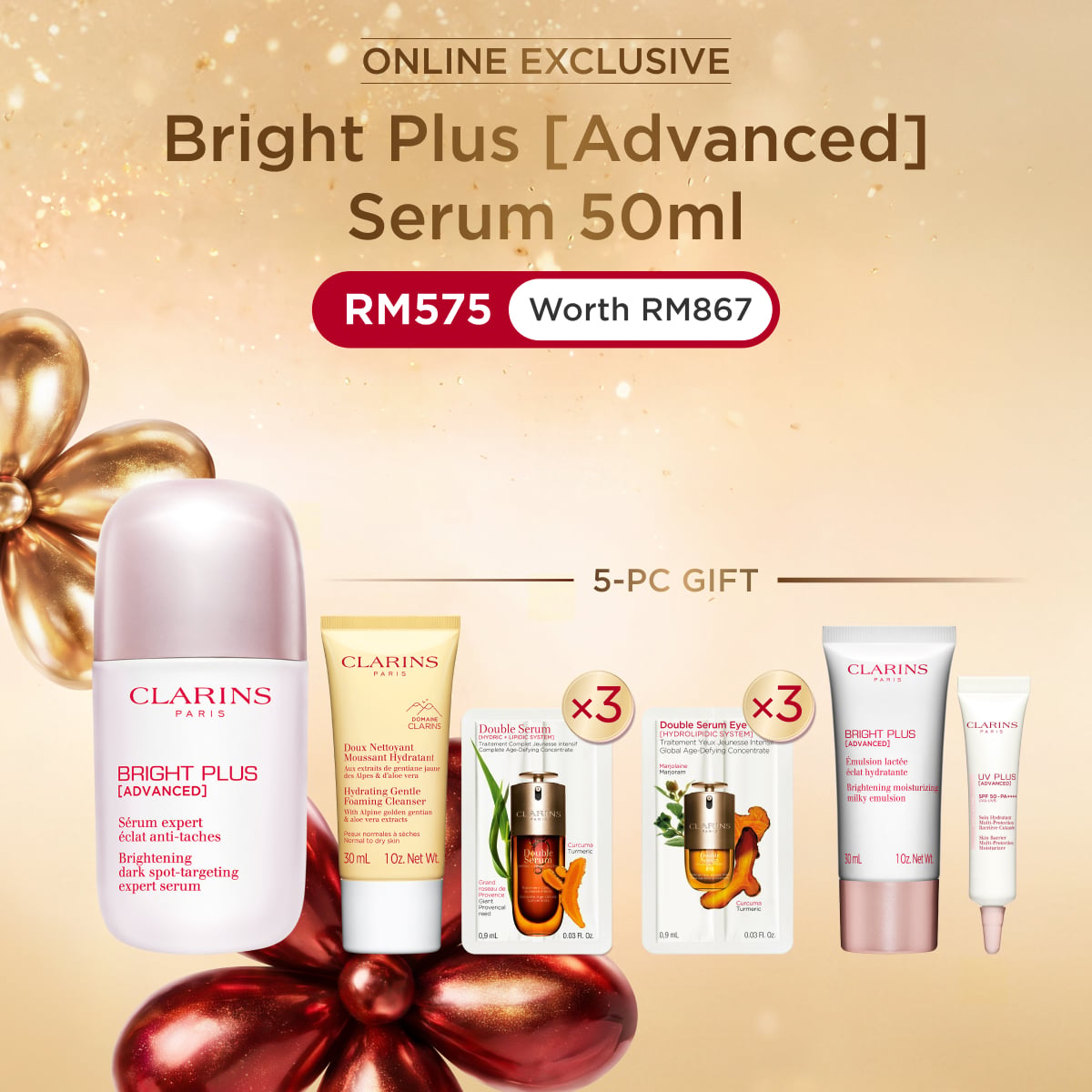 Bright Plus [Advanced] Serum 50ml Set