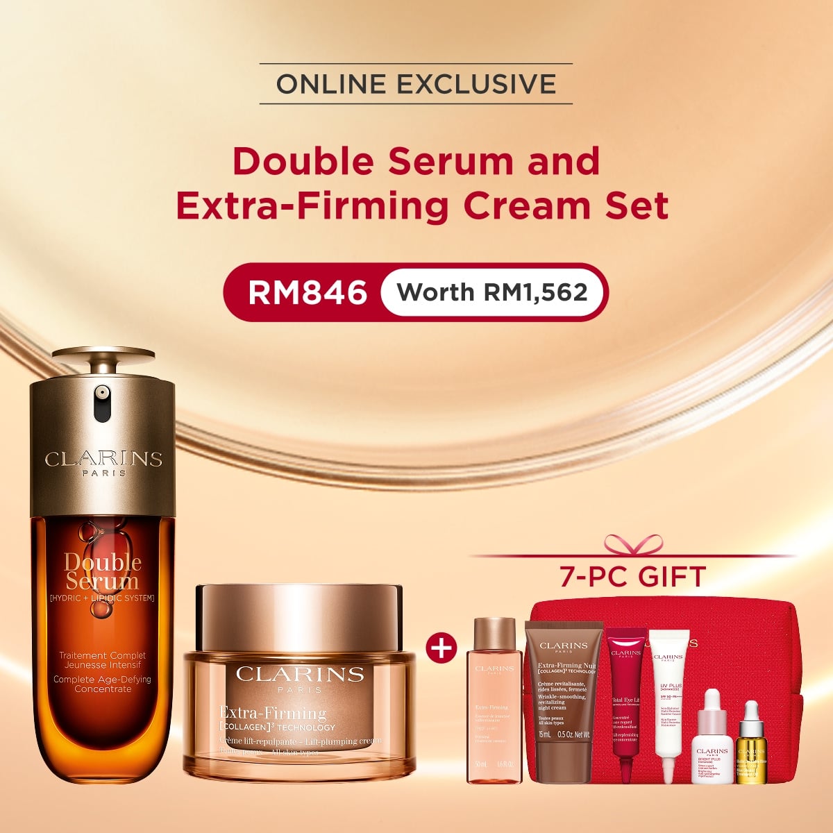 Double Serum and Extra-Firming Cream Set