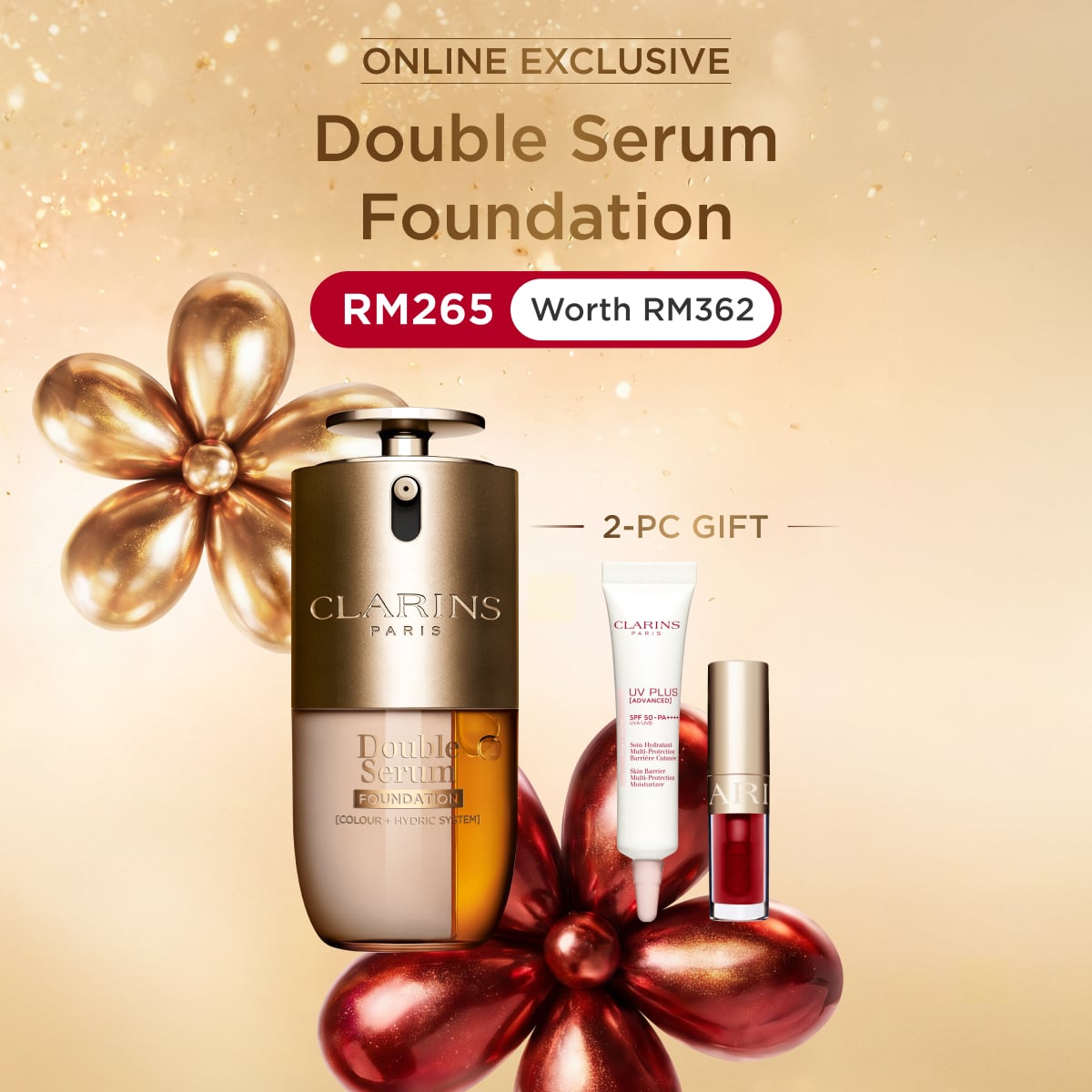 DOUBLE SERUM FOUNDATION - 2-in-1 Hybrid Foundation